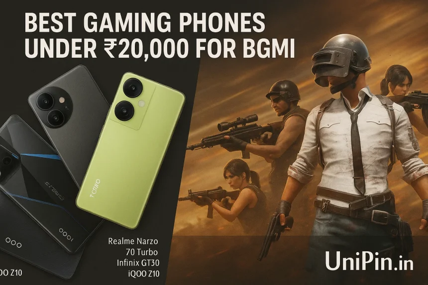 Best Gaming Phones Under ₹20,000 for BGMI